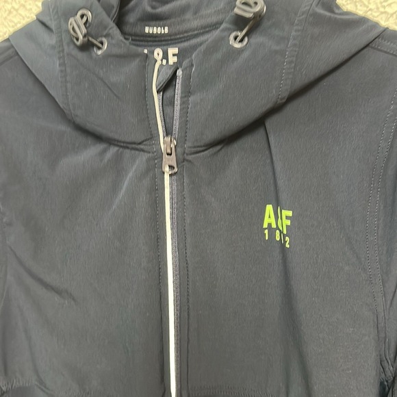Abercrombie & Fitch‎ Active Muscle Navy Blue Hooded Jacket, Size XXL - Picture 2 of 6